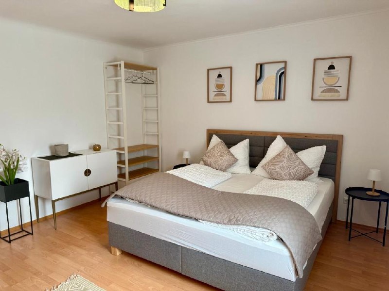 Beige bedroom Apartment D01